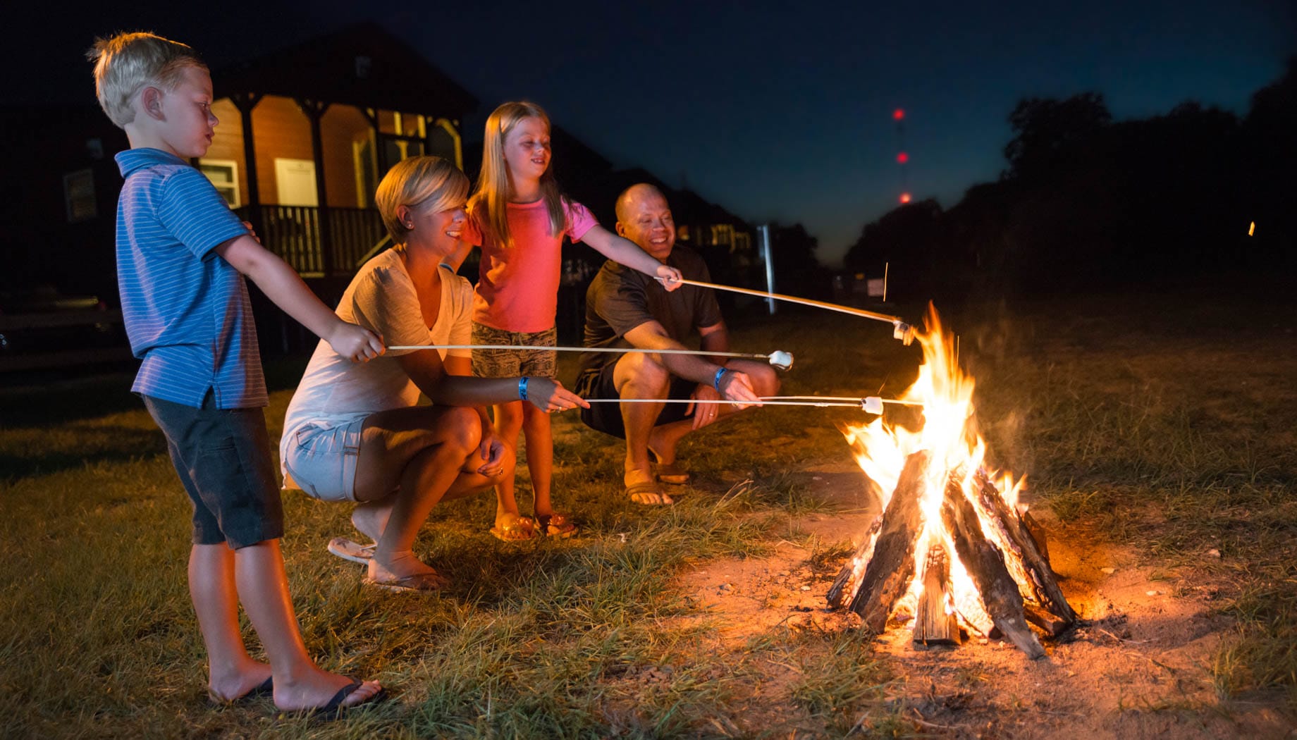 Splashway Campground - Marshmallow Roasting