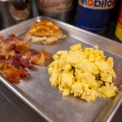 Scrambled Eggs Plate